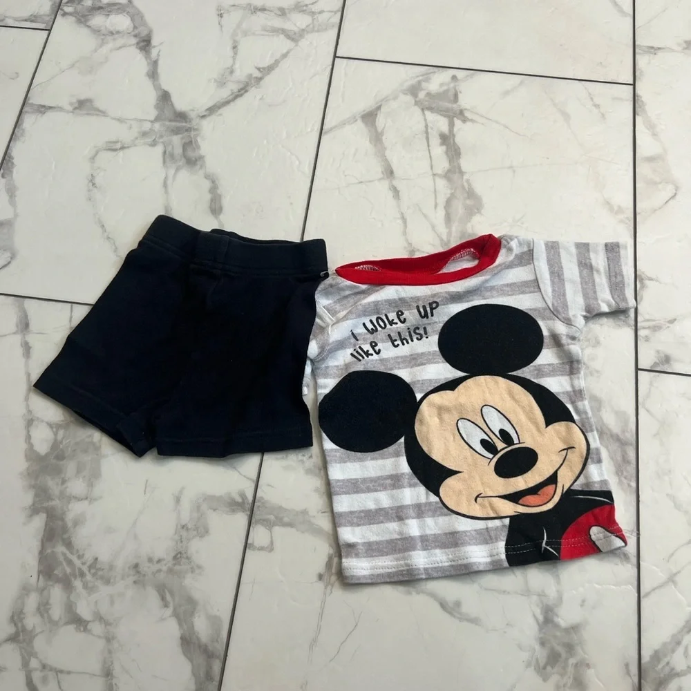 Disney Red and Black Baby Outfit I woke up like this